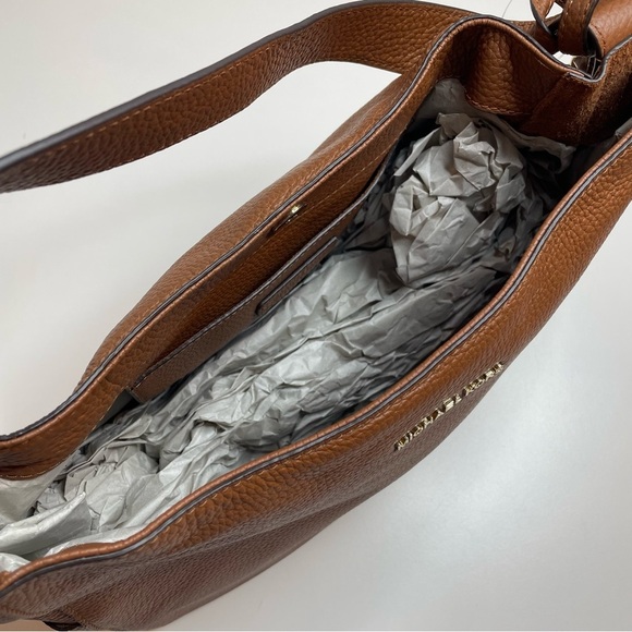 Michael Michael Kors Ashbury Large Leather Shoulder Bag Purse Brown New - Picture 6 of 7